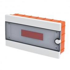 Πίνακας Χωνευτός Πλαστικός 1Σειράς 12Στοιχείων IP40 Attis 60126